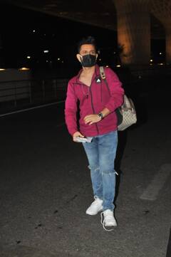 PICS: Khatron Ke Khiladi 11’s Rahul Vaidya & Girlfriend Disha Parmar Leave Fans Gushing With Their Late Night PDA At Mumbai Airport As He Leaves For Cape Town