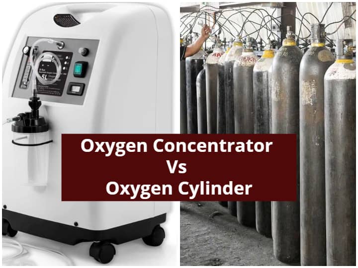Coronavirus Understanding the difference between oxygen concentrator and oxygen cylinder Oxygen Concentrator vs Oxygen Cylinder: ऑक्सीजन कंसेंट्रेटर और ऑक्सीजन सिलेंडर में अंतर समझिए