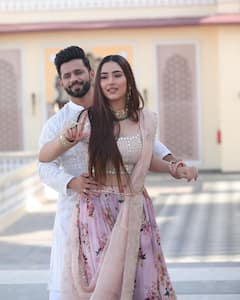 Seen These Unseen BTS PICS From Rahul Vaidya & Disha Parmar's ‘Madhanya’ Shoot?