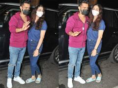 अभी न जाओ छोड़ कर: ब्वॉयफ्रेंड Rahul Vaidya को एयरपोर्ट छोड़ने आईं Disha Parmar की आखों में दिखे आंसू, देखें तस्वीरें