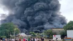 Bhiwandi Fire : भिवंडीत पुन्हा अग्नितांडव; हॅरिस इंडिया कंपनीला भीषण आग