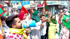 ਵੱਡੀ ਗਿਣਤੀ 'ਚ ਸੜਕਾਂ 'ਤੇ ਨਿੱਤਰੇ ਕਿਸਾਨ, ਸਰਕਾਰ ਖਿਲਾਫ ਕੀਤੀ ਨਾਅਰੇਬਾਜ਼ੀ