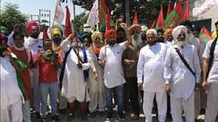 ਕੈਪਟਨ ਦੀ ਸਖਤੀ ਨੂੰ ਟਿੱਚ ਜਾਣਦੇ ਕਿਸਾਨਾਂ ਨੇ ਬਜ਼ਾਰਾਂ 'ਚ ਕੀਤੇ ਝੰਡੇ ਬੁਲੰਦ 