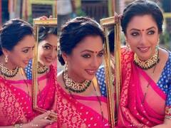 टीवी सीरियल 'अनुपमा' फेम रूपाली गांगुली ने शीशे के साथ शेयर की तस्वीरें, फैन्स हुए हैरान