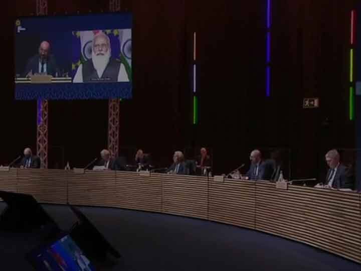 PM Modi attends European Council meeting virtually, attends special invitation ਪੀਐਮ ਮੋਦੀ ਨੇ ਯੂਰਪੀਅਨ ਪਰਿਸ਼ਦ ਦੀ ਬੈਠਕ ਵਿੱਚ ਵਰਚੂਅਲ ਤੌਰ 'ਤੇ ਲਿਆ ਹਿੱਸਾ, ਵਿਸ਼ੇਸ਼ ਸੱਦੇ 'ਤੇ ਹੋਏ ਸ਼ਾਮਿਲ 