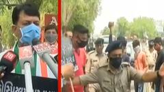 સરકારની કામગીરીના વિરોધમાં કોગ્રેસના ધરણા, અમિત ચાવડા સહિતના નેતાઓની કરાઇ અટકાયત