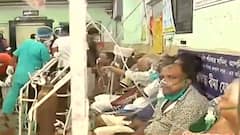 Covid Updates: বেড নেই, মেঝেয় ছটফট করছেন রোগী! ভয়াবহ ছবি সাগর দত্ত মেডিক্যাল কলেজে