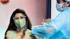 Debina Bonnerjee takes jab of COVID vaccine