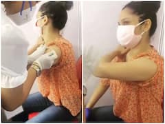 Video: कोविड वैक्सीन लगवाते वक्त कांपने लगी अंकिता लोखंडे, वीडियो वायरल