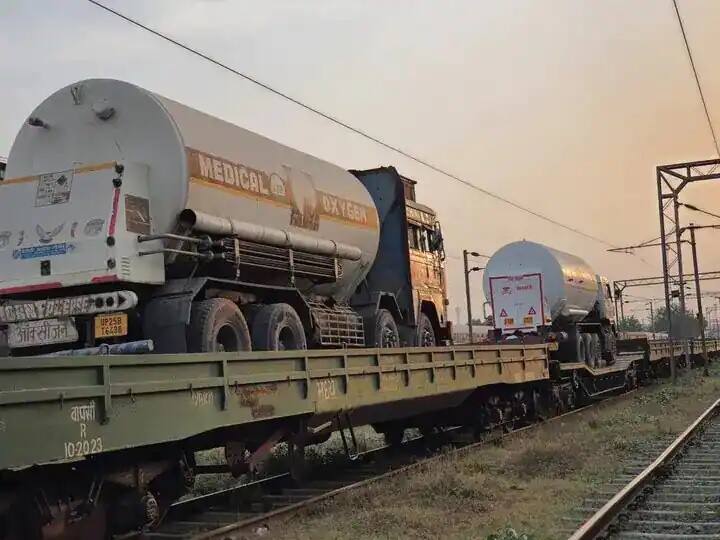 Railway set-new-record-oxygen-express-departs-with-718-tonnes-of-medical-oxygen-in-single-day ਕੋਰੋਨਾ ਸੰਕਟ 'ਚ ਰੇਲਵੇ ਨੇ ਬਣਾਇਆ ਵੱਡਾ ਰਿਕਾਰਡ