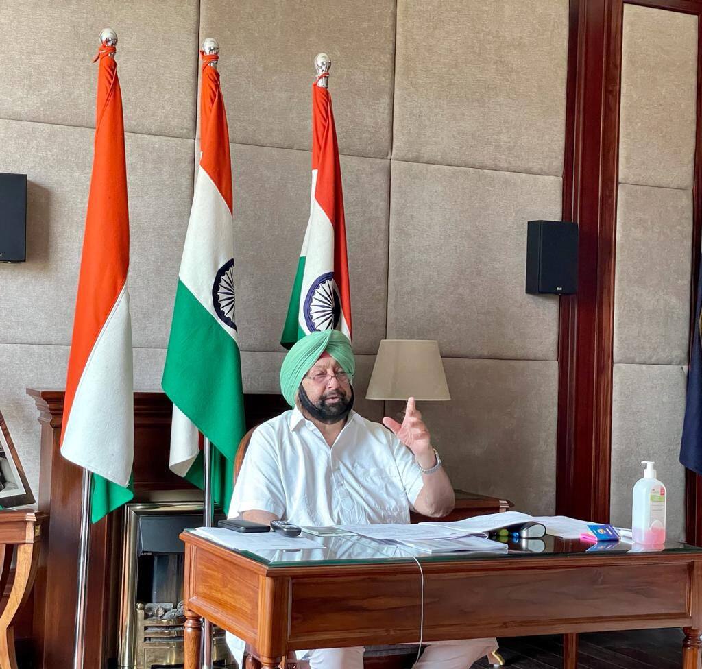 PM Modi speaks to CMs of Punjab, 3 other states on Covid situation ਮੋਦੀ ਨੇ ਕੈਪਟਨ ਸਣੇ ਚਾਰ ਮੁੱਖ ਮੰਤਰੀਆਂ ਨਾਲ ਕੀਤੀ ਅਹਿਮ ਮੀਟਿੰਗ