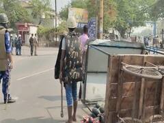 बिहार: हत्या से नाराज लोगों ने किया हंगामा, पुलिस पर की फायरिंग, गाड़ियों के तोड़े शीशे, दो जवान घायल