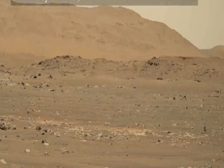 NASA records the sound of Ingenuity chopper on Mars, video released NASA ने मंगल ग्रह पर Ingenuity हेलीकॉप्टर जैसी आवाज रिकॉर्ड की,  जारी किया वीडियो 