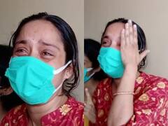 पति को खोने के बाद फूट-फूटकर रोई महिला, कहा- 'जल्लाद हैं सारे, बाबू को बिना ऑक्सीजन के मार डाला'