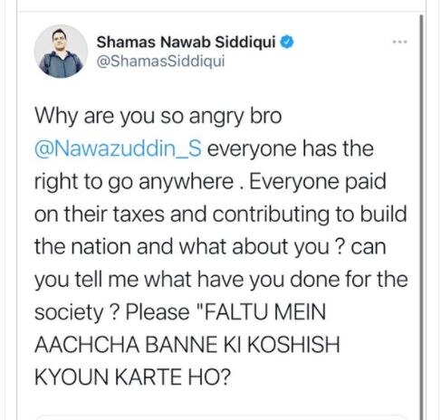 Siddiqui Brothers At War! Rift Between Nawazuddin Siddiqui & His Brother Shamas!