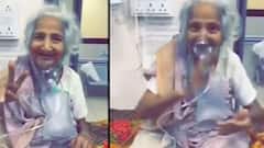 રાજકોટ: કોરોનાગ્રસ્ત વૃધ્ધાની સ્ફૂર્તિ લાજવાબ