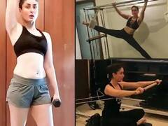 Lockdown Workout Pics: જીમ છે બંધ પરંતુ ફિટ રહેવા માટે ઘરે જ જોરદાર પરસેવો પાડી રહી છે કરિના કપૂર ખાન, જુઓ તસવીરો.....