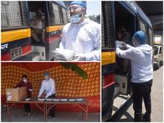 मुंबई में सड़कों पर खुद खाना बांटने निकला बॉलीवुड का ये बड़ा सितारा, कोरोना प्रोटोकॉल को किया फॉलो, सामने आईं  तस्वीरें