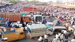 Jalgoan Corona: जळगाव कृषी उत्पन्न बाजारसमितीत तुफान गर्दी; कोरोनाचं भान विसरुन अनेकांता मुक्त संचार