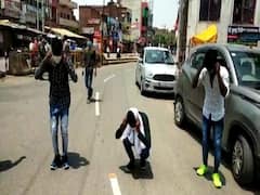 Bihar Lockdown: बेवजह बाहर घूम रहे लोगों पर पुलिस ने चटकाई लाठियां, दुकानों को किया सील