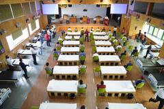 दिल्ली का पहला प्राइवेट स्कूल जिसने अपने ऑडिटोरियम को कोविड केयर सेंटर में किया तब्दील