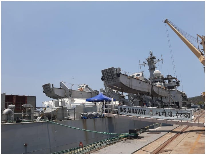 ऑपरेशन समुद्र-सेतु: भारतीय नौसेना का विदेश से लिक्विड ऑक्सीजन के कंटनेर लाने का काम जोरों पर, फ्लीट कमांडर से abp की खास बातचीत