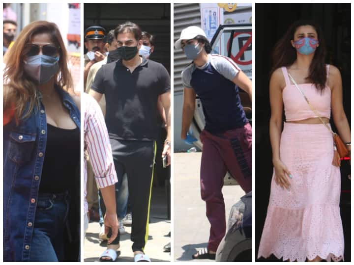 लॉकडाउन के बीच आज मुंबई कई बॉलीवुड सितारे वैक्सीन लगवाने के लिए घर से बाहर निकले. देखें तस्वीरें