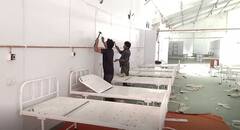 ਕੋਰੋਨਾ ਮਹਾਮਾਰੀ ਵਿਚਾਲੇ 500  ਬੈੱਡਾਂ ਵਾਲਾ ਕੋਵਿਡ ਹਸਪਤਾਲ ਜੰਗੀ ਪੱਧਰ ਤੇ ਹੋ ਰਿਹਾ ਤਿਆਰ