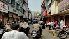 Nanded Lockdown : नांदेडच्या बाजारपेठेत स्थानिकांची मोठी गर्दी; लॉकडाऊनच्या नियमांची ऐशीतैशी