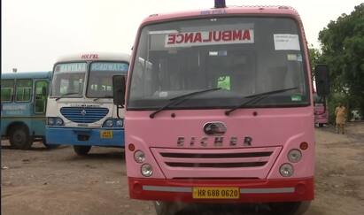 Mini buses turned Ambulances for covid emergency அதிகரிக்கும் கொரோனா நோய்த்தொற்று.. ஆம்புலன்ஸ்களாக மாற்றப்படும் மினி பேருந்துகள்..