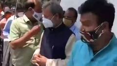 Devprayag पहुंचे सीएम Tirath Singh Rawat, प्रभावित इलाके में जाकर लोगों से की मुलाकात