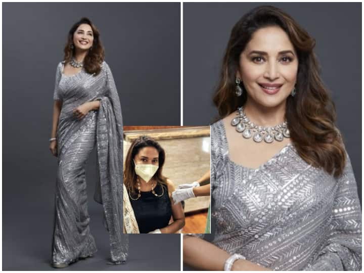 Madhuri Dixit ‘Back On Set’, Days After Getting Second Dose Of Covid Vaccine; SEE PICS Madhuri Dixit ‘Back On Set’, Days After Getting Second Dose Of Covid Vaccine; SEE PICS