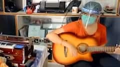 Corona संक्रमित होने बाद भी नहीं छोड़ी सकारात्मकता, बेटी के साथ पुलिसवाले के संगीत रियाज का वीडियो वायरल