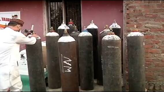 WEB EXCLUSIVE :नागपूरच्या ताजबाग परिसरात मुस्लिम युवकांनी सुरु केली एक आगळी वेगळी ऑक्सिजन बँक