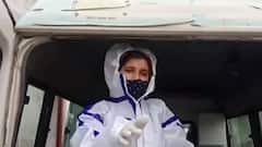 Bihar: Girl in PPE-kit packs father's body, escorts to ambulance herself