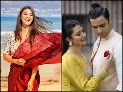 PICS: Khatron Ke Khiladi 11's Divyanka Tripathi Ditches Swimwear, Dons Stunning Saree At Beach; Hubby Vivek Dahiya REACTS!