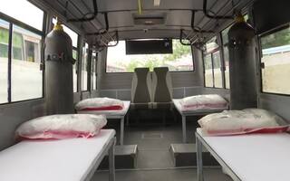 5 minibuses converted into ambulances in Panchkula depot of Haryana with oxygen cylinders Coronavirus: આ રાજ્યમાં કોરોનાએ તરખાટ મચાવતાં બસોને ફેરવવી પડી એમ્બ્યુલન્સમાં