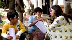 Preesha cuts jackfruit on sets of Yeh Hai Chahtein