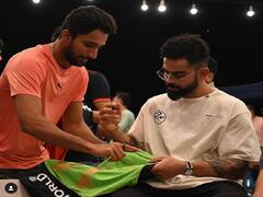 IPL 2021: RCB  के मोहम्मद अजहरुद्दीन को विराट कोहली मिला 'स्पेशल गिफ्ट', फोटो शेयर कर कही यह बात