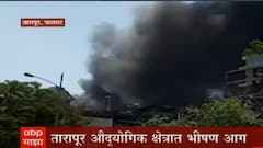Palghar : तारापूर औद्योगिक क्षेत्रात भीषण आग ; अग्निशमन दलाच्या तीन गाड्या घटनास्थळी