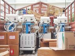 फिरोजाबाद में खबर का असर, लखनऊ, प्रयागराज और आगरा भेजे गए धूल फांक रहे वेंटिलेटर