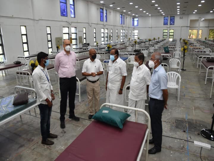 increase beds for corono patients at coimbatore TN Corona Update: கோவையில் கொரோனா நோயாளிகளுக்கு சிகிச்சையளிக்க கூடுதலாக 1020 படுக்கை வசதிகள்