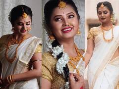 PHOTO : सौंदर्याची खाण... प्राजक्ता माळीचा दाक्षिणात्य साज