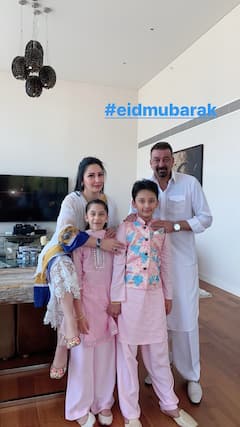 Inside PICS: Sanjay Dutt Celebrates Eid With Wife Maanayata & Kids In Dubai