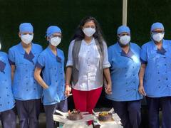 पोलीस अधिकारी पतीचे कोरोनाने निधन, कर्तव्यपरायण पत्नी निधनाच्या तिसऱ्याच दिवशी रुग्णांच्या सेवेत हजर