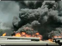 महाराष्ट्र के पालघर में लगी भीषण आग, दमकल की पांच गाड़ियां मौके पर पहुंचीं