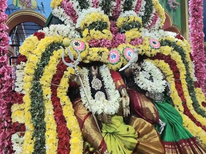 Famous Mayiladuthurai Mariamman Temple Swing Festival Swing Festival: பிரசித்தி பெற்ற மயிலாடுதுறை பெரிய மாரியம்மன் கோவில் ஊஞ்சல் உற்சவம்