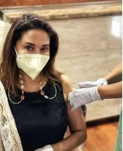 Madhuri Dixit taken Vaccine: ভ্যাকসিনের দ্বিতীয় ডোজ নিলেন, ফের শ্যুটিংয়ে মাধুরী