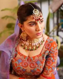 ਔਰੇਂਜ ਲੰਹਿਗੇ 'ਚ Sapna Chaudhary ਦੀਆਂ ਤਸਵੀਰਾਂ ਵਾਇਰਲ, ਫੈਨਸ ਕਾਫੀ ਪਸੰਦ ਕਰ ਰਹੇ ਇਹ ਲੁੱਕ