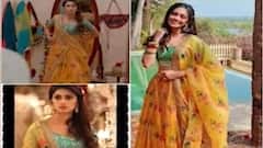 Mugdha Chaphekar wears same lehenga as Erica Fernandes